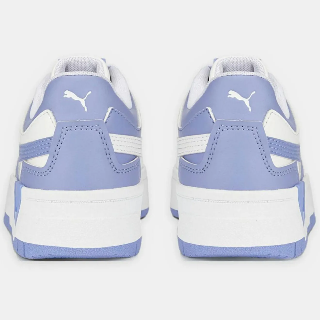 Femme Puma Baskets en Cuir Cali Dream Tweak Dissi blanc/violet