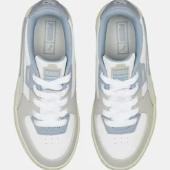 Femme Puma Baskets en Cuir Cali Dream blanc/bleu