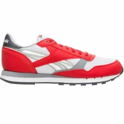 Homme Reebok Baskets en Cuir Cl Leather Rsp rouge/gris/blanc