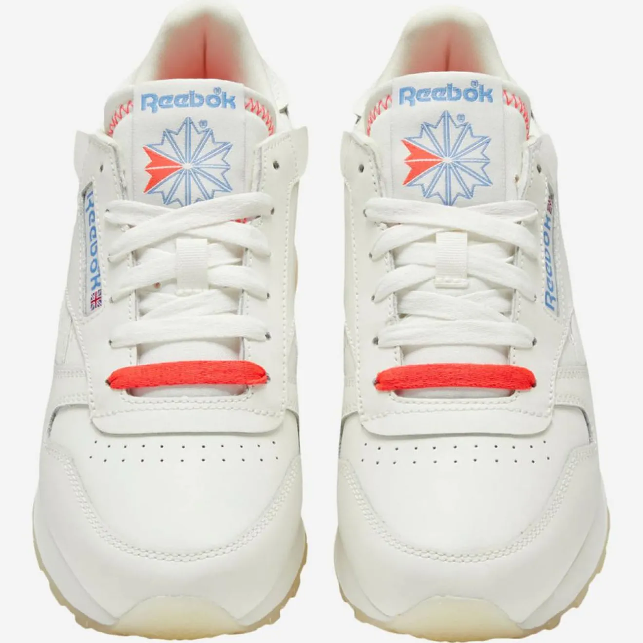 Discount Reebok Baskets en Cuir Cl Lthr blanc moyen