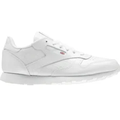 Femme Reebok Baskets en Cuir Classic Leather Patent blanches