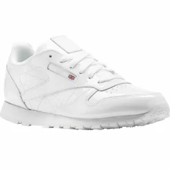 Femme Reebok Baskets en Cuir Classic Leather Patent blanches