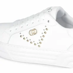 Femme Liu-Jo Baskets en Cuir Cleo blanches