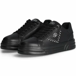 Femme Liu-Jo Baskets en Cuir Cleo noires
