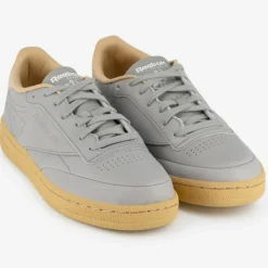 Hot Reebok Baskets en Cuir Club C 85 Gomme Cn3030 grises