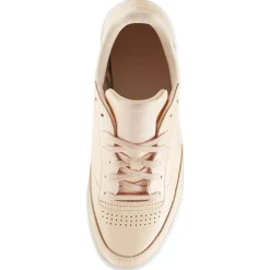 New Reebok Baskets en Cuir Club C 85 Patent beiges