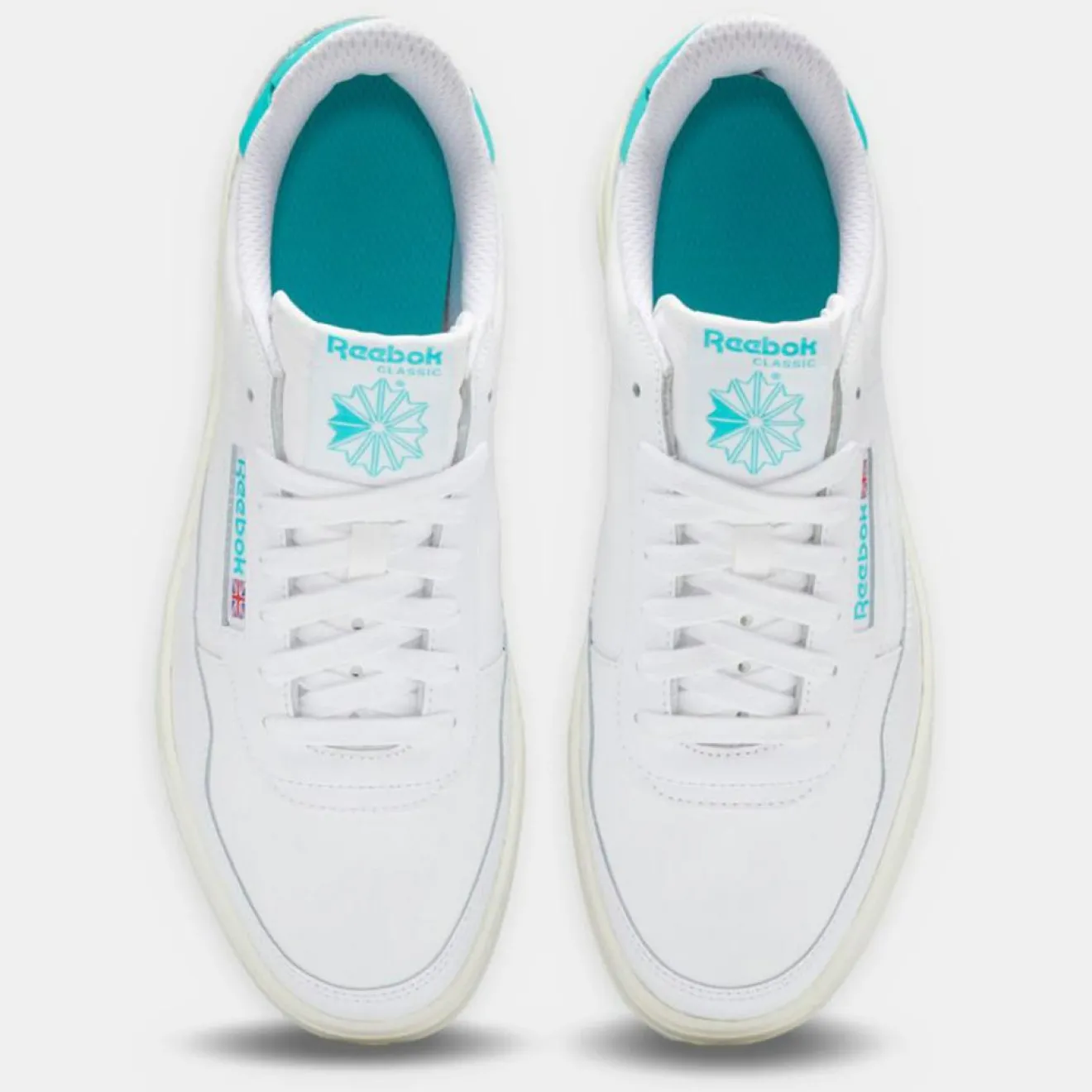 Best Reebok Baskets en Cuir Court Peak blanc/bleu
