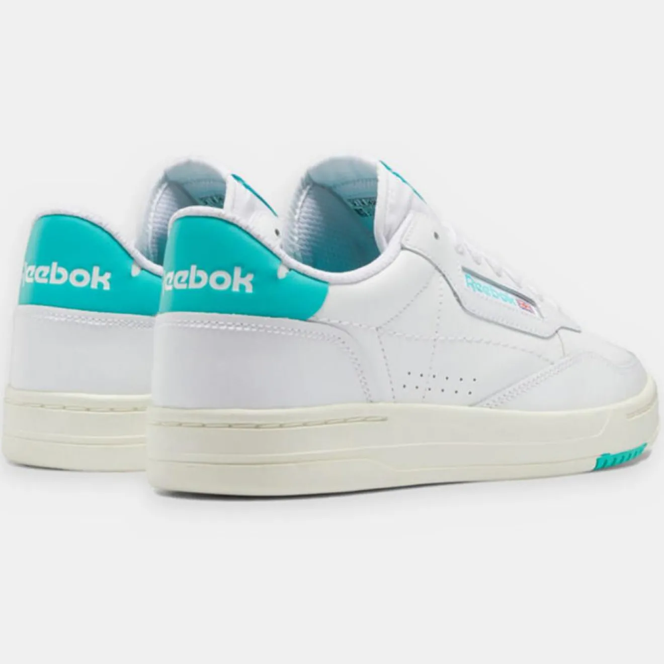 Best Reebok Baskets en Cuir Court Peak blanc/bleu