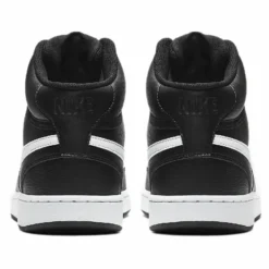Outlet Nike Baskets en Cuir Court Vision Mid noir/blanc