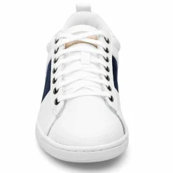 Femme Le Coq Sportif Baskets en Cuir Courtclassic blanc/bleu marine