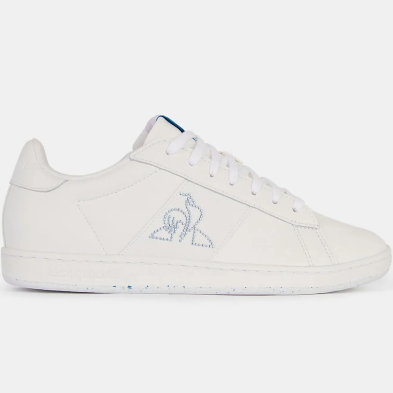 Best Le Coq Sportif Baskets en Cuir Courtmatch blanches