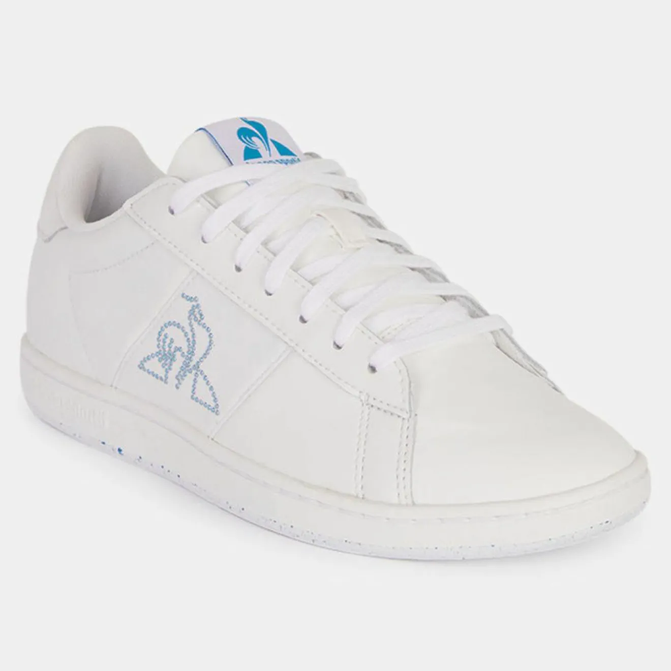 Best Le Coq Sportif Baskets en Cuir Courtmatch blanches