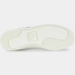 Le Coq Sportif Baskets en Cuir Courtset blanc/noir