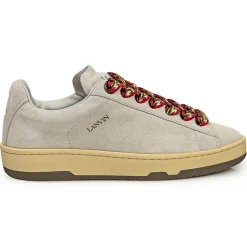 New Lanvin Baskets en Cuir Curb beiges