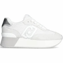 Femme Liu-Jo Baskets en Cuir Dreamy blanc/argenté