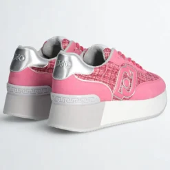 Femme Liu-Jo Baskets en Cuir Dreamy fuchsia