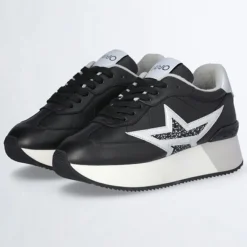 Best Liu-Jo Baskets en Cuir Dreamy noir/argenté