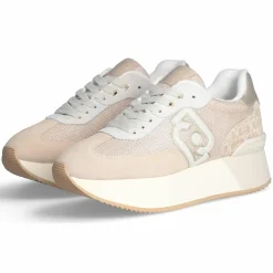 Femme Liu-Jo Baskets en Cuir Dreamy savane/blanc