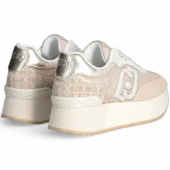 Femme Liu-Jo Baskets en Cuir Dreamy savane/blanc