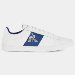 Best Le Coq Sportif Baskets en Cuir Elsa blanc/bleu