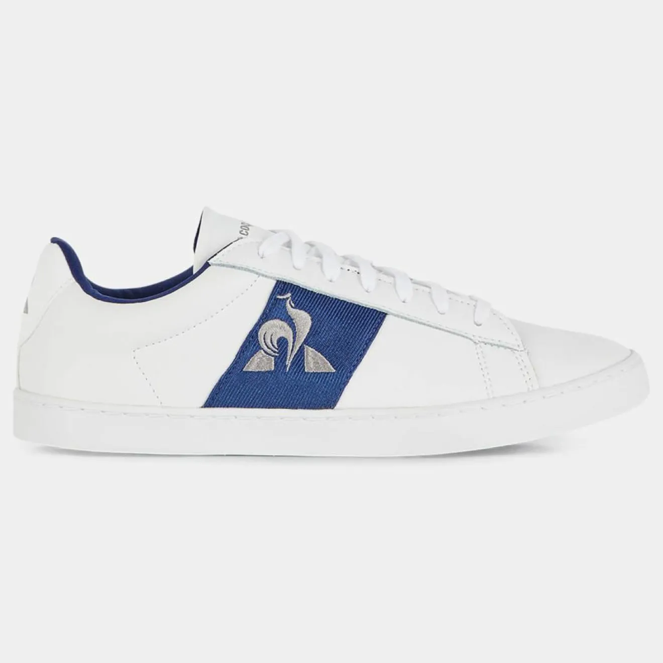 Best Le Coq Sportif Baskets en Cuir Elsa blanc/bleu