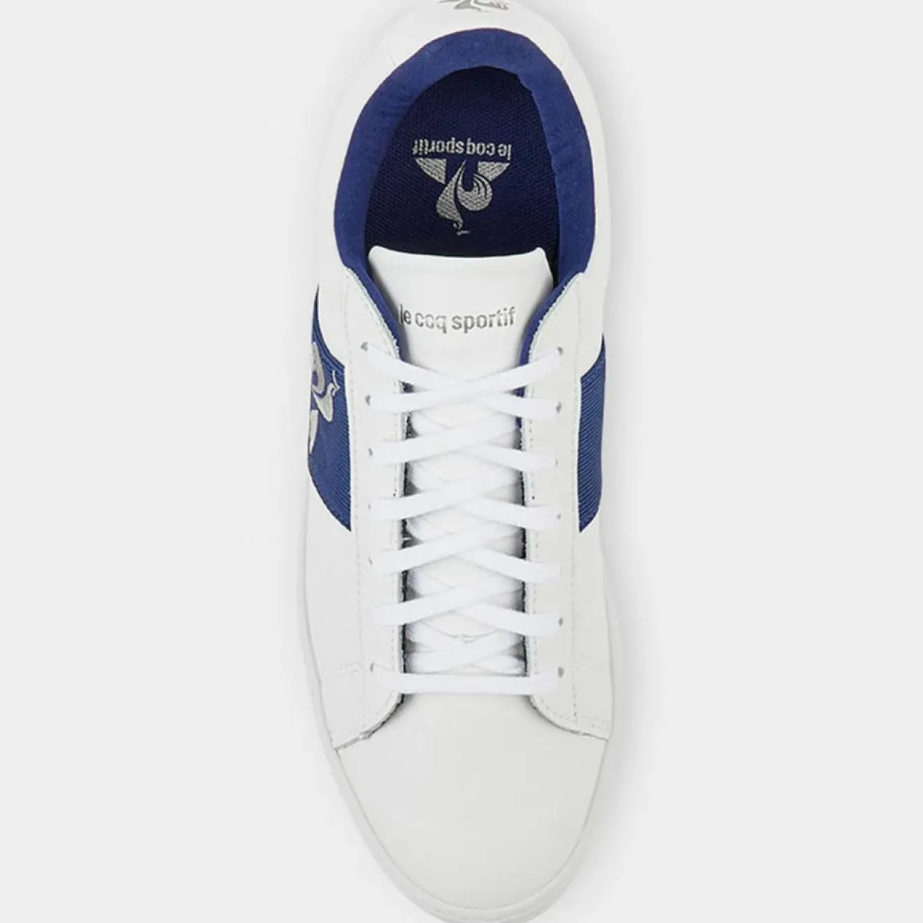 Best Le Coq Sportif Baskets en Cuir Elsa blanc/bleu