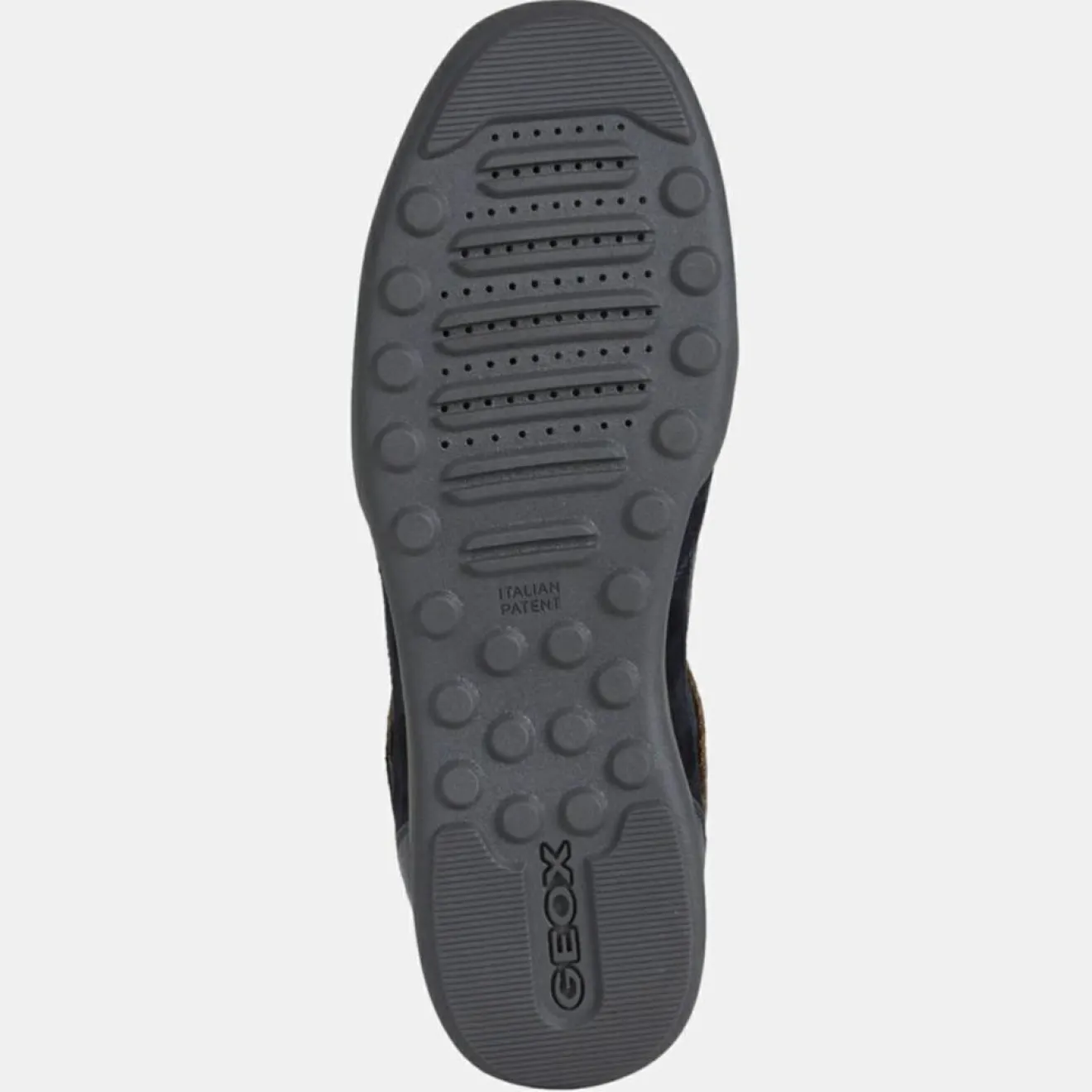 Clearance Geox Baskets en Cuir et Velours de Cuir Metodo bleu marine