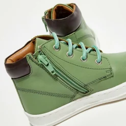 New Apologie Baskets en Cuir Gabin vert forêt