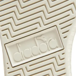 Homme Diadora Baskets en Cuir Game L Hi Waxed blanc/vert