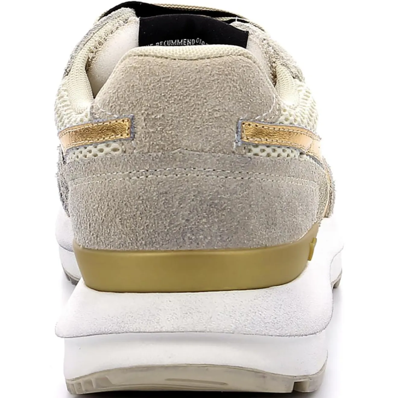 Diadora Baskets en Cuir Kmaro 42 Metal taupe/doré