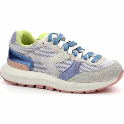 Homme Diadora Baskets en Cuir Kmaro 42 Metal bleu/gris