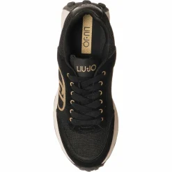 Femme Liu-Jo Baskets en Cuir Lolo noires