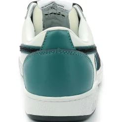 Femme Diadora Baskets en Cuir Magic Bas Low I blanc/pacifique