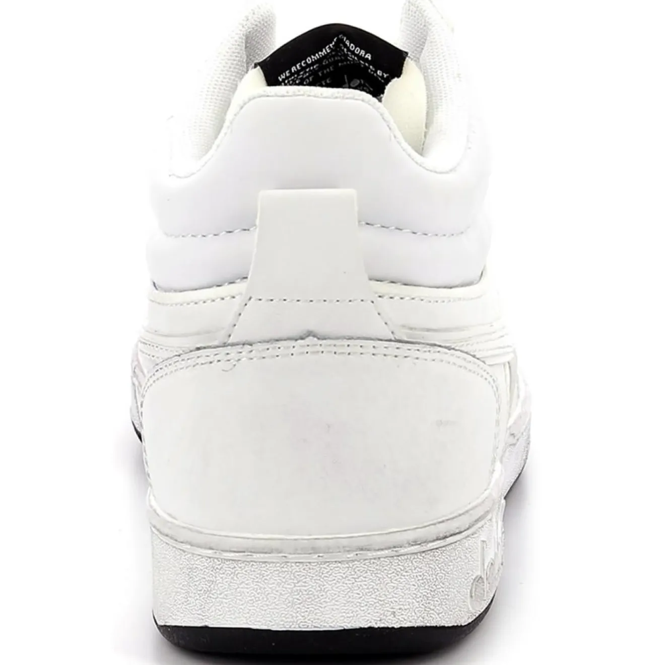 Homme Diadora Baskets en Cuir Magic Icona blanches
