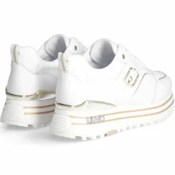 Hot Liu-Jo Baskets en Cuir Maxi blanches