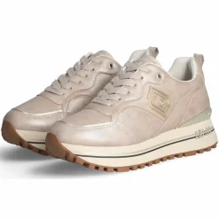 Femme Liu-Jo Baskets en Cuir Maxi taupe