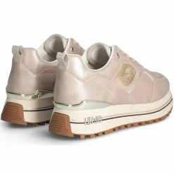 Femme Liu-Jo Baskets en Cuir Maxi taupe