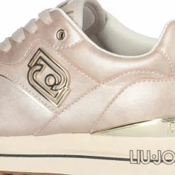 Femme Liu-Jo Baskets en Cuir Maxi taupe