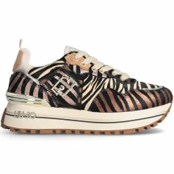 Hot Liu-Jo Baskets en Cuir Maxi zébre