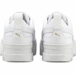 Femme Puma Baskets en Cuir Mayze Classic blanches