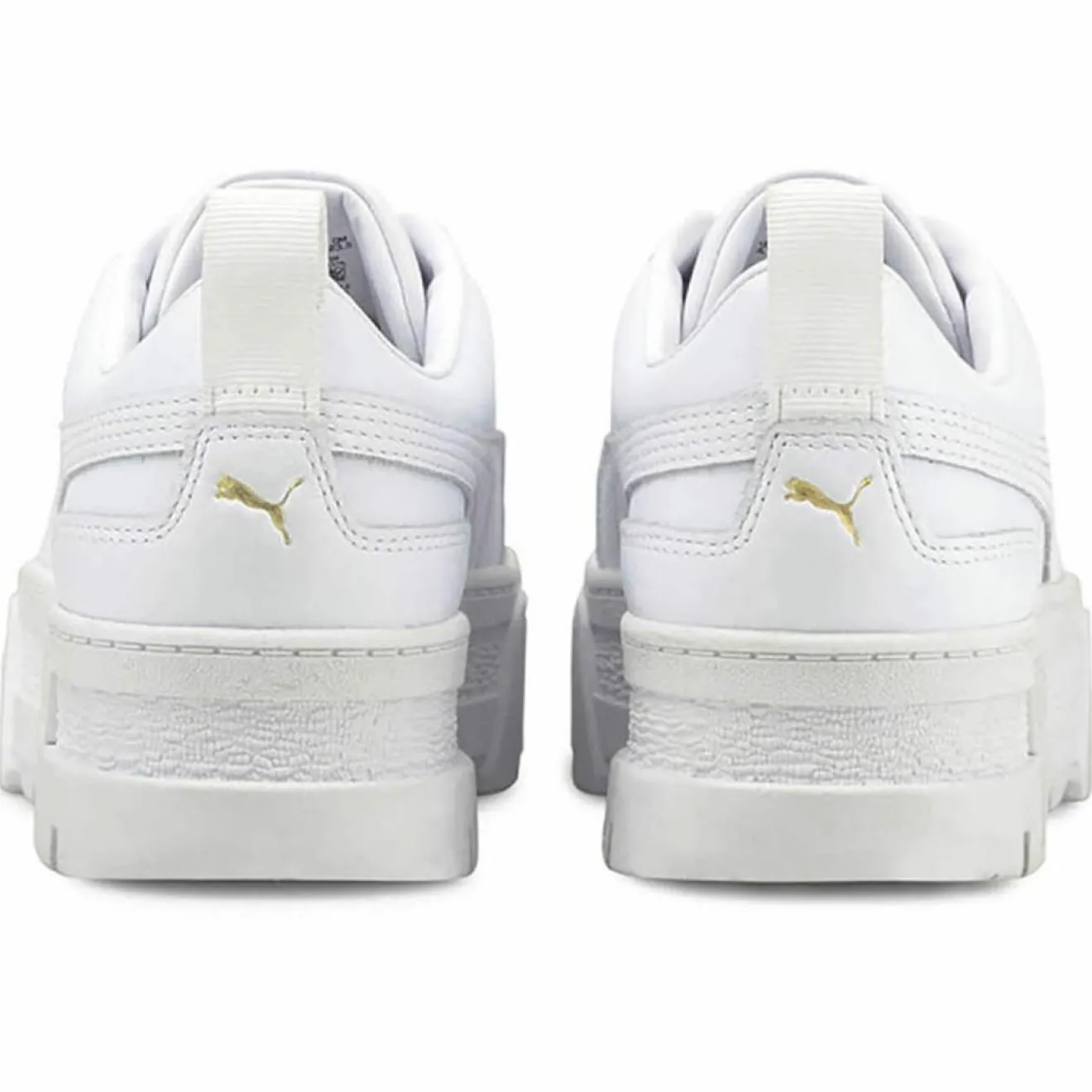 Femme Puma Baskets en Cuir Mayze Classic blanches