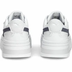 Discount Puma Baskets en Cuir Mayze Stack blanches