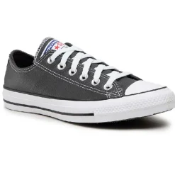 Homme Converse Baskets en Cuir Ox noires