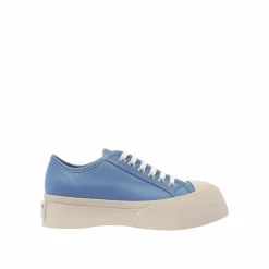 Femme Marni Baskets en cuir Pablo bleues