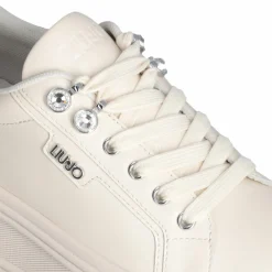 Liu-Jo Baskets en Cuir Selma ivoire