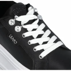 Femme Liu-Jo Baskets en Cuir Selma noires