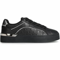 Femme Liu-Jo Baskets en Cuir Silvia noires