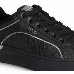 Femme Liu-Jo Baskets en Cuir Silvia noires