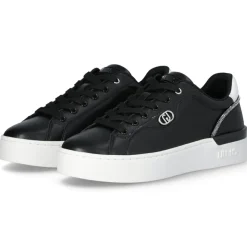 Femme Liu-Jo Baskets en Cuir Silvia noires