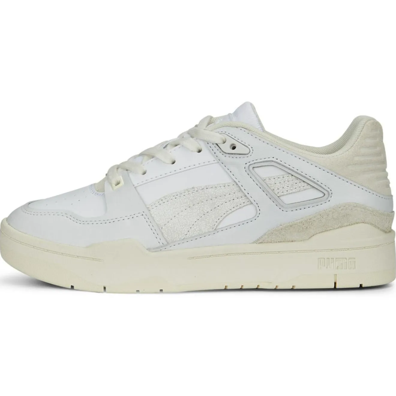 Clearance Puma Baskets en Cuir Slipstream Thrifted blanc/beige